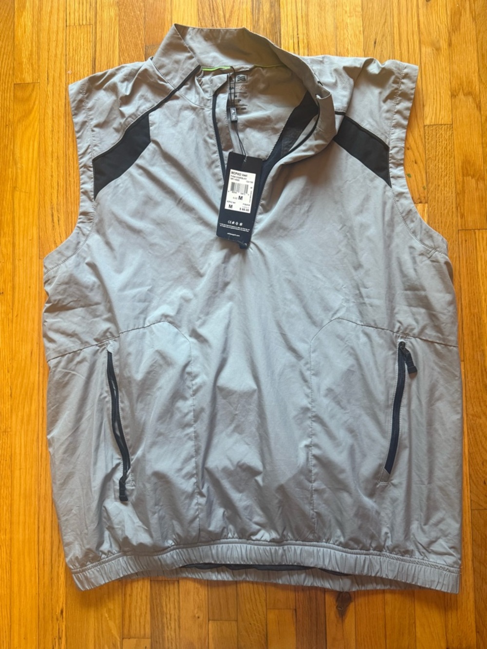 Adidas Climacool Light Gray Men's Sleeveless Windbreaker Vest -
